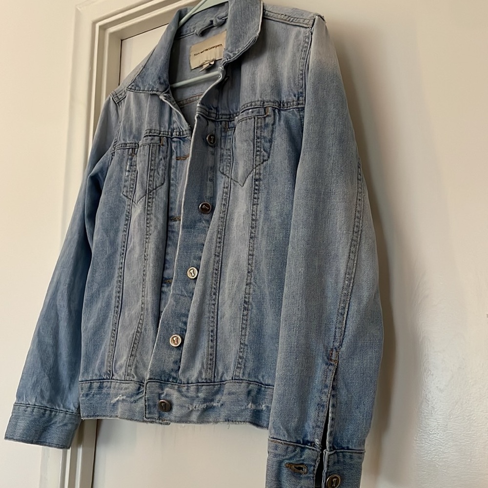 Distressed light blue Denim jacket